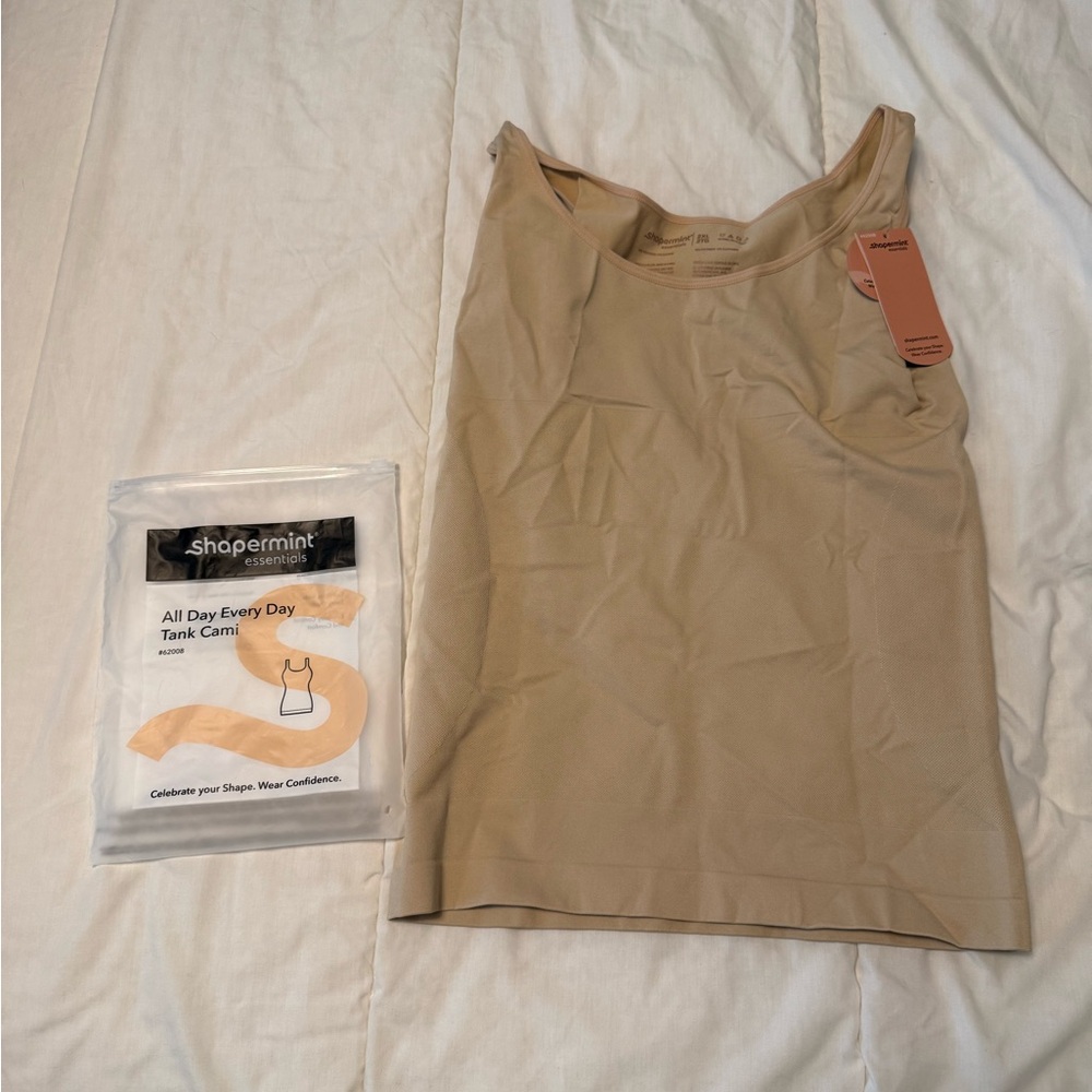 Shapermint All Day Every Day Tank Cami - Nude Beige